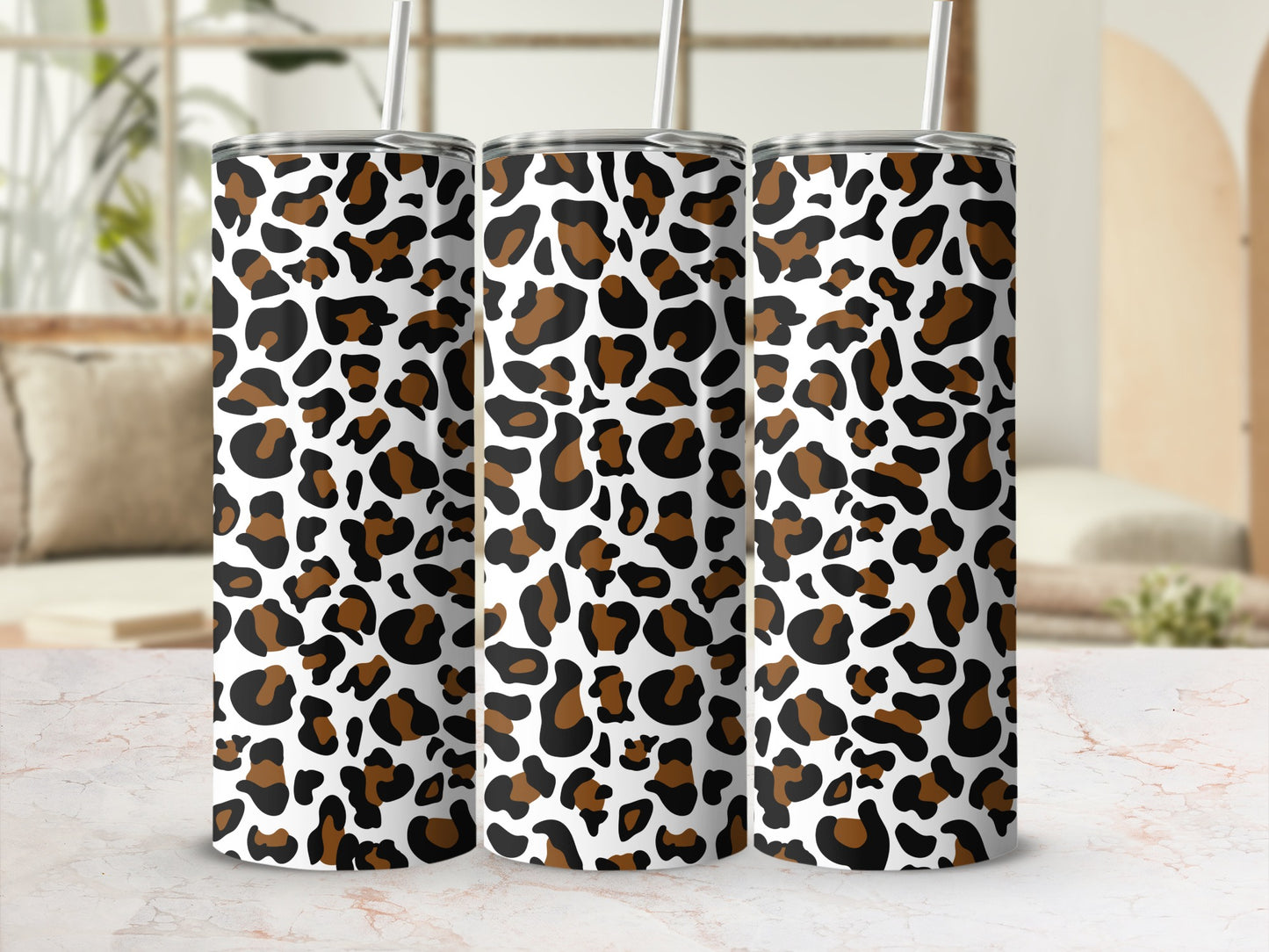 Stylish Leopard Print Tumbler for Everyday Use
