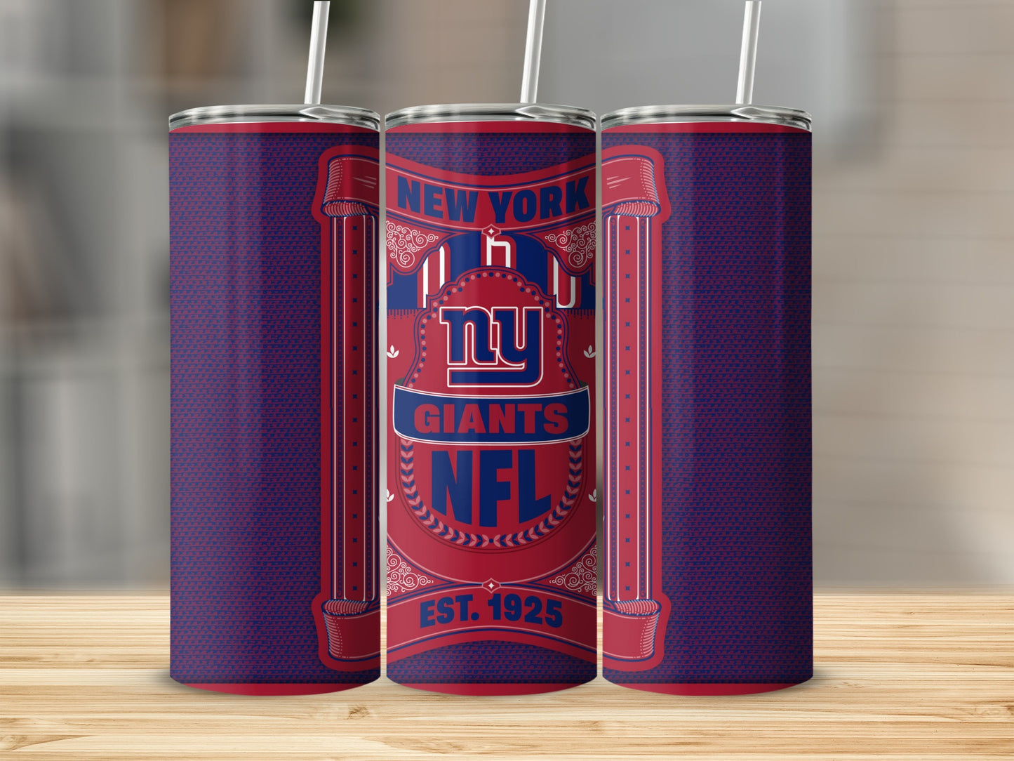 New York Giants Vintage Logo NFL Est. 1925 Tumbler