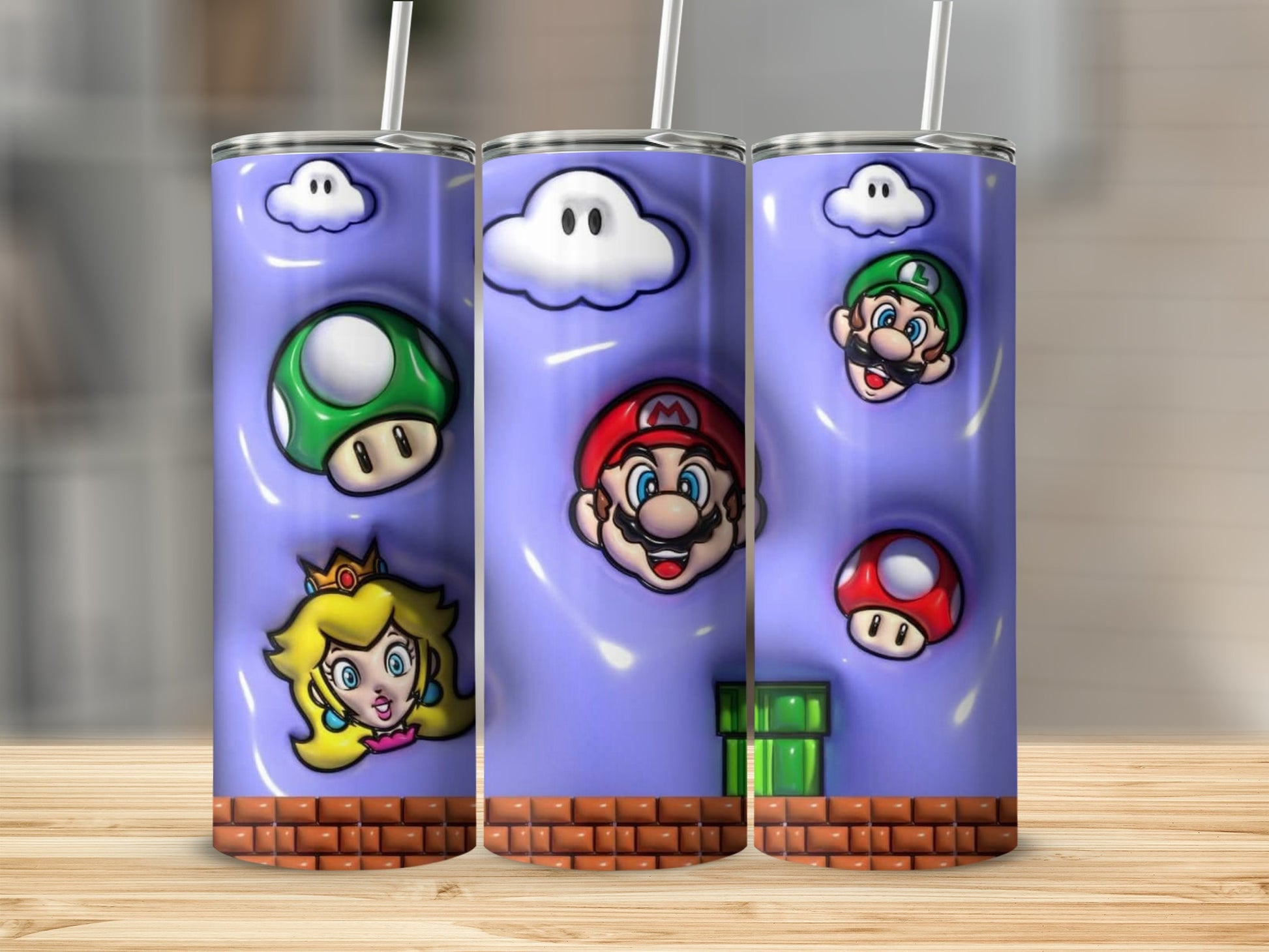 Video Game Characters Stainless Steel Tumbler Cup