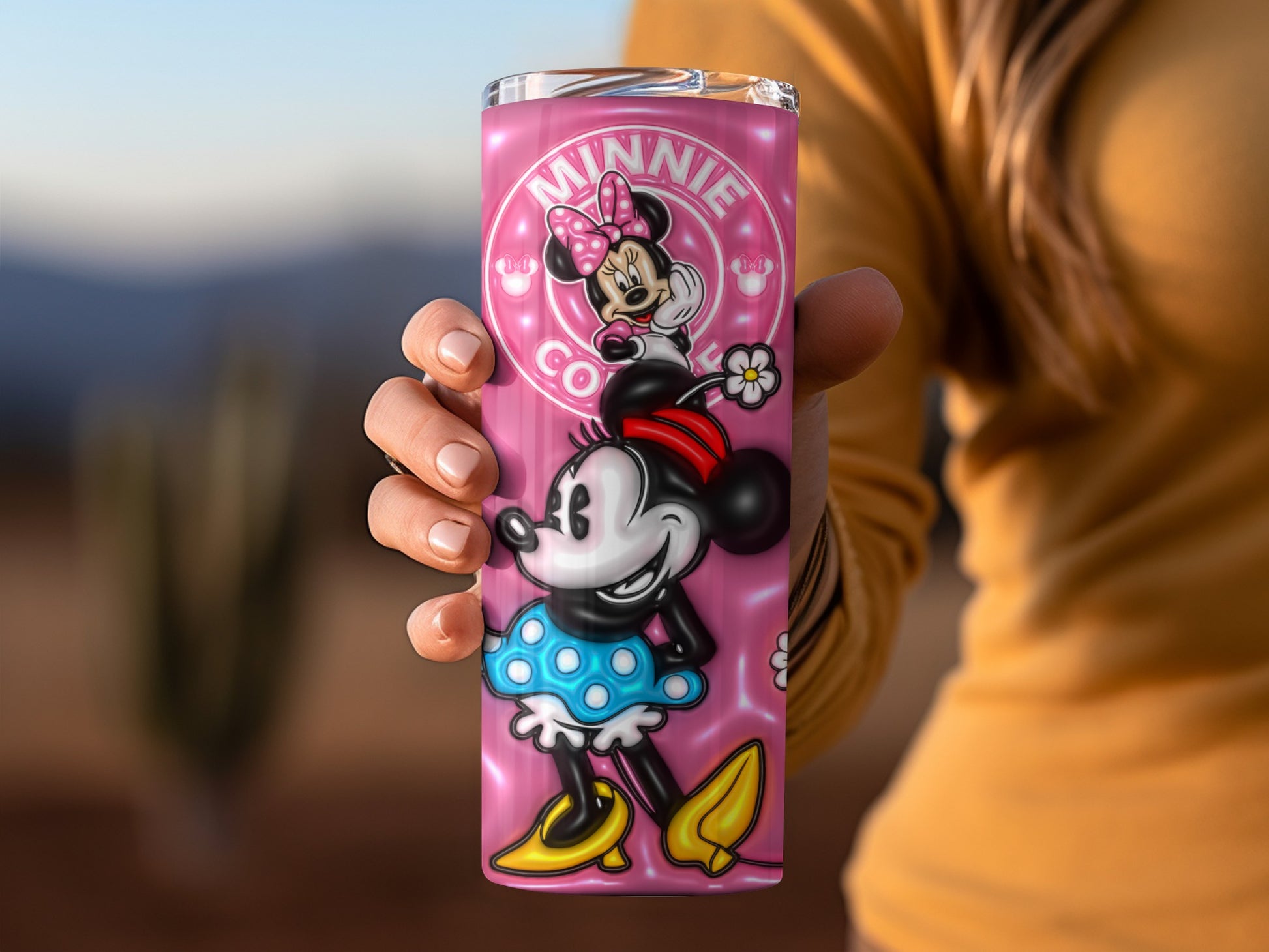 Minnie Mouse Tumbler Cute Disney Themed Drinkware Cup