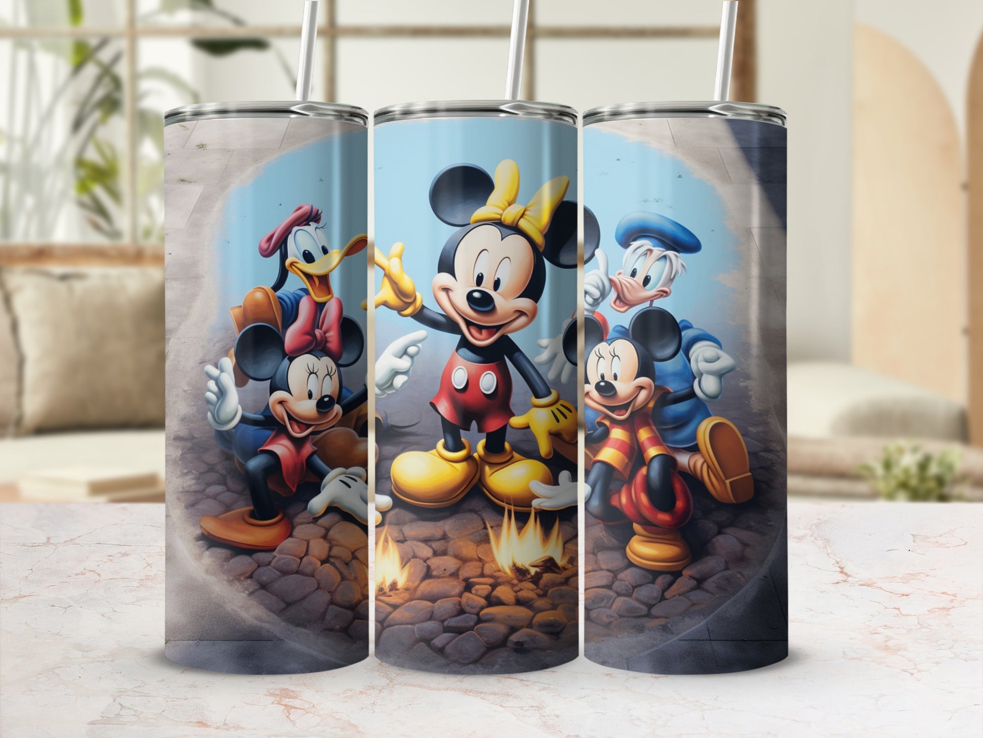 Colorful Graphic Disney Characters Tumbler Product
