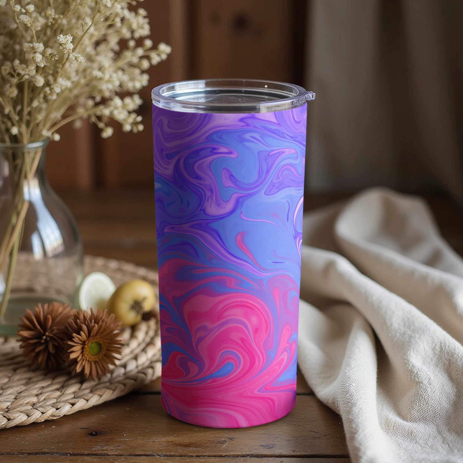Colorful Swirl Patterned Drinkware for Everyday Use