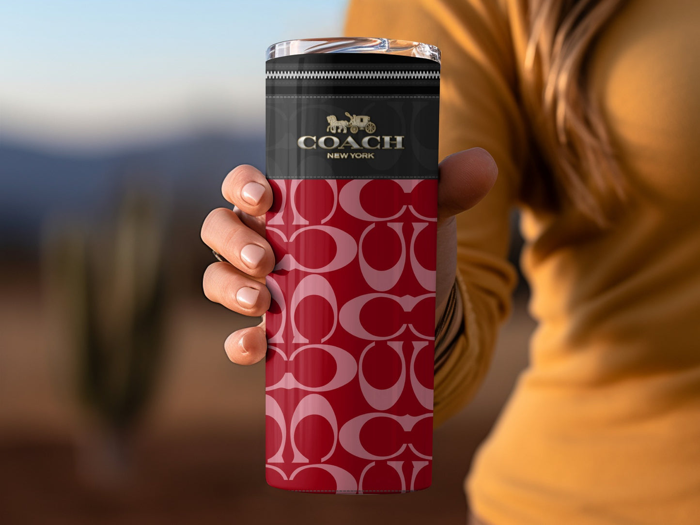 Stylish Coach New York Insulated Tumbler Cup