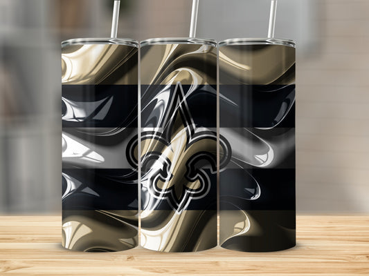 Orleans Fleur De Lis Style Liquid Tumblers