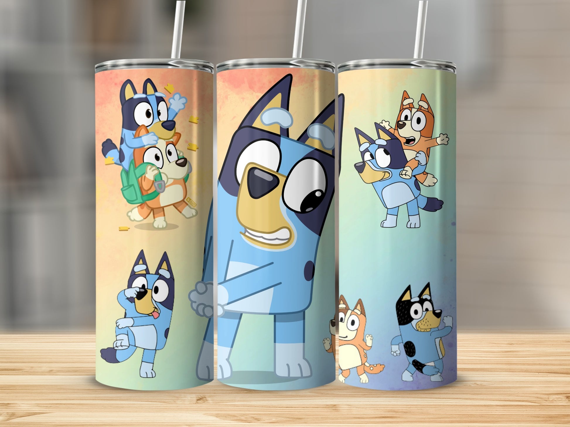 Cartoon Kids Tumbler with Straw for Fun Drink Time
