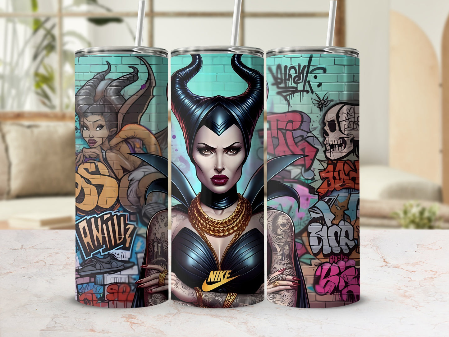 Graffiti Urban Art Villain Design Tumbler