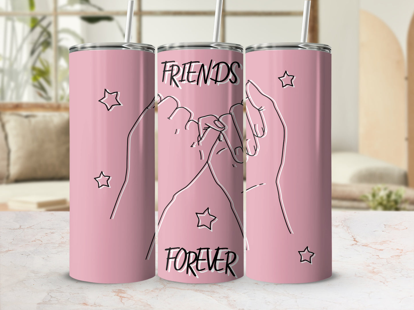 Friends Forever Pinky Promise Tumbler Flask Product