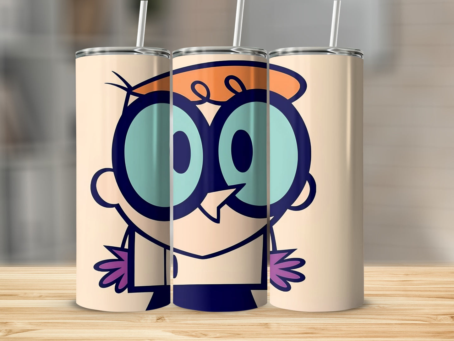 Cartoony Wide-Eyed Character Tumbler Cup Product