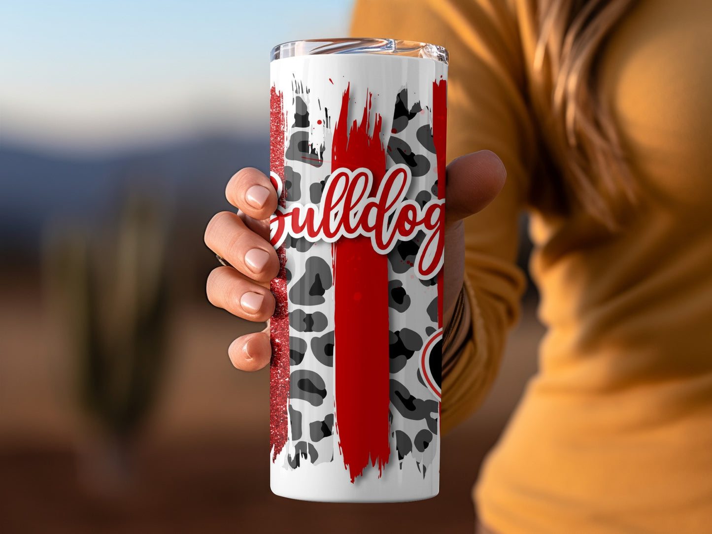 Bulldogs Brush Strokes with G Logo University Tumblers
