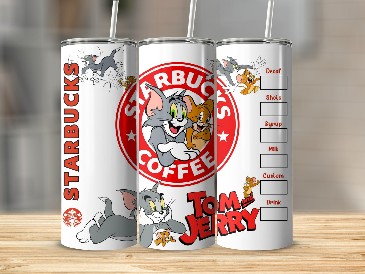 Starbucks Tom Jerry Classic Tumbler Cup 20oz