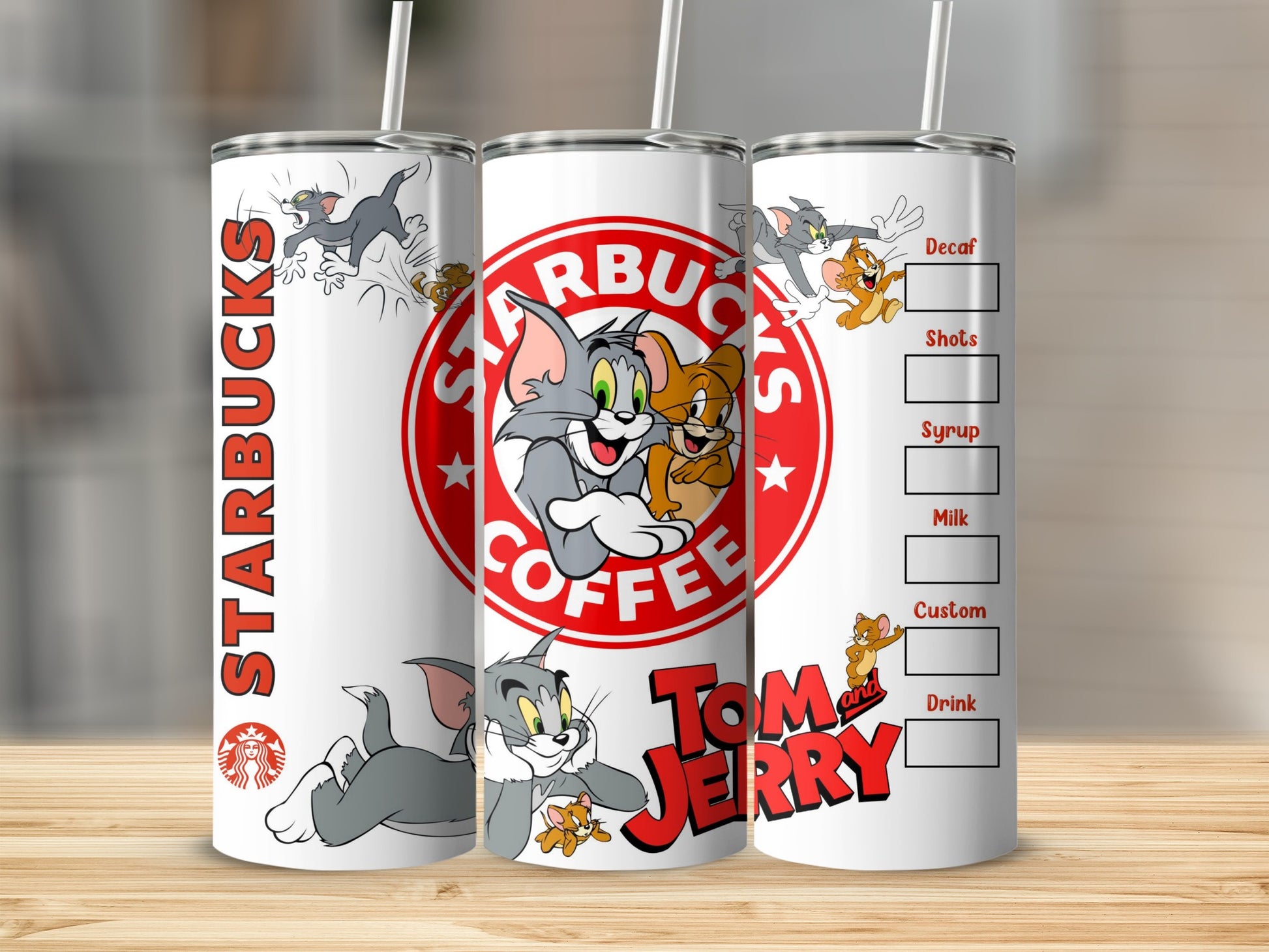 Starbucks Tom Jerry Classic Tumbler Cup 20oz
