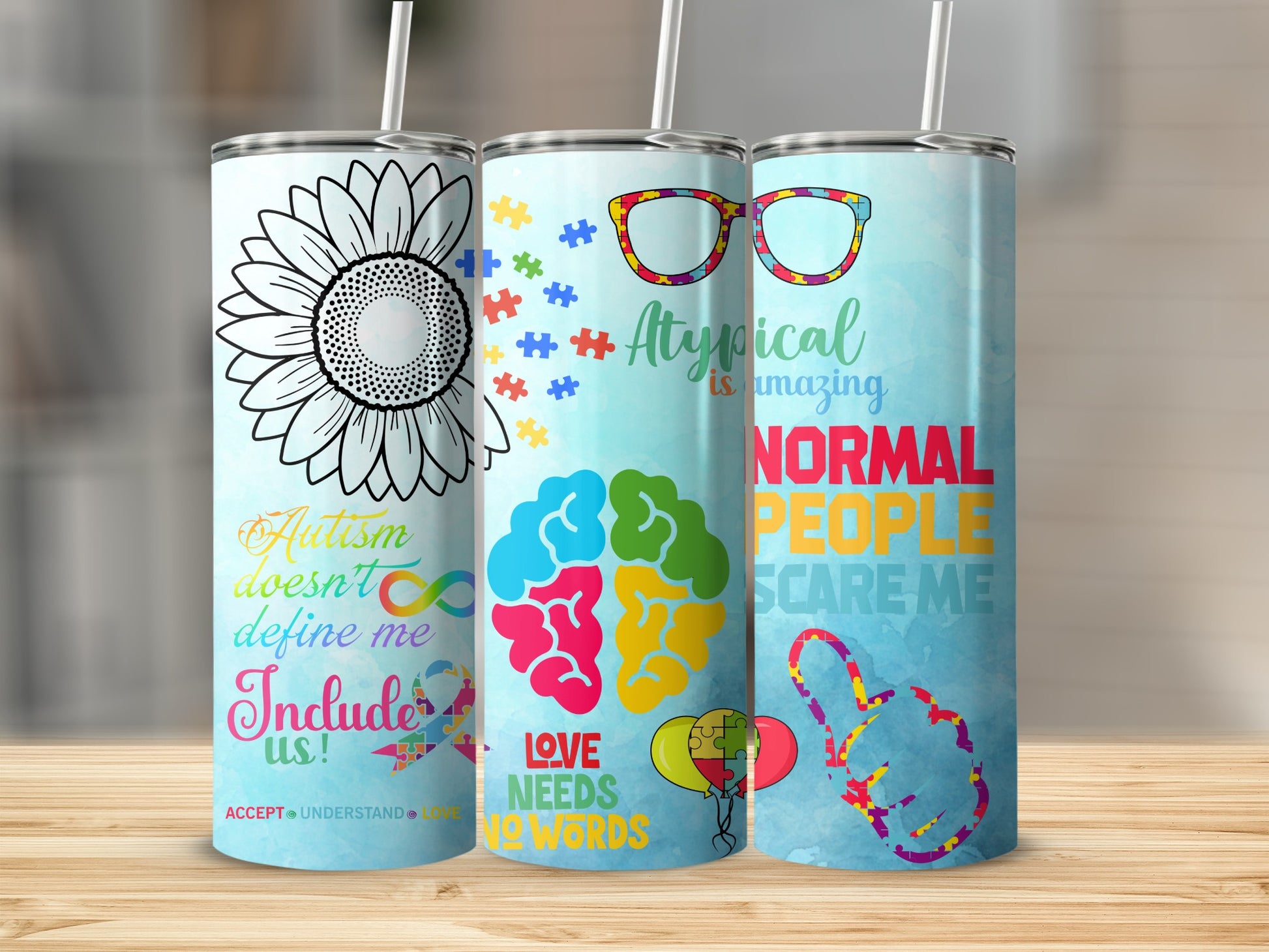 Autism Awareness Insulated Tumbler Cup