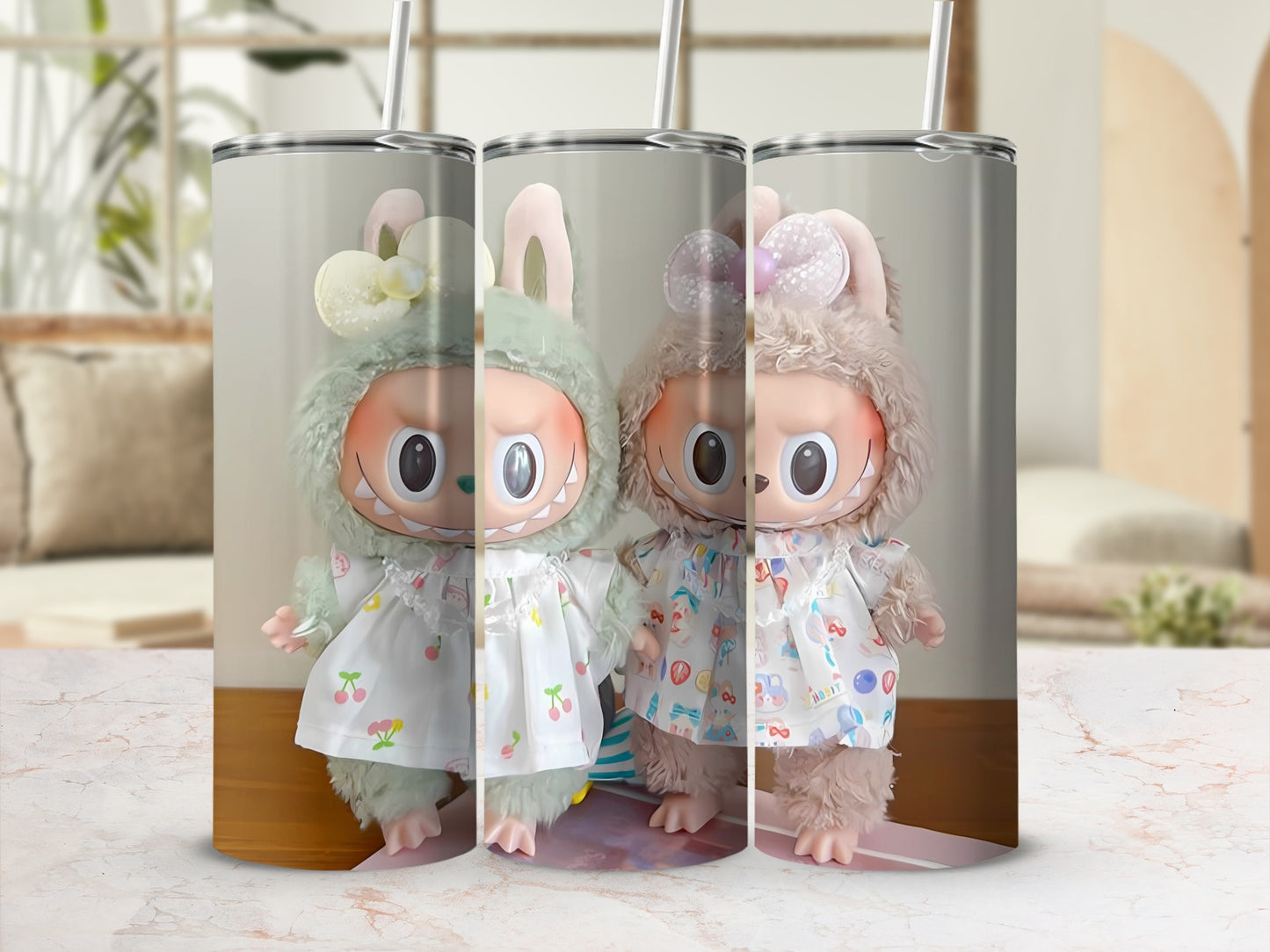 Adorable Animal Character Tumblers for Kids