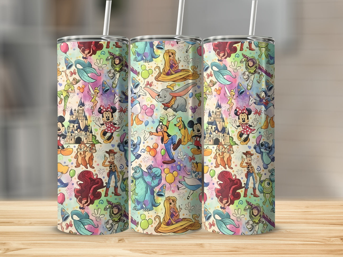 Colorful Cartoon Character Design Insulated Tumbler