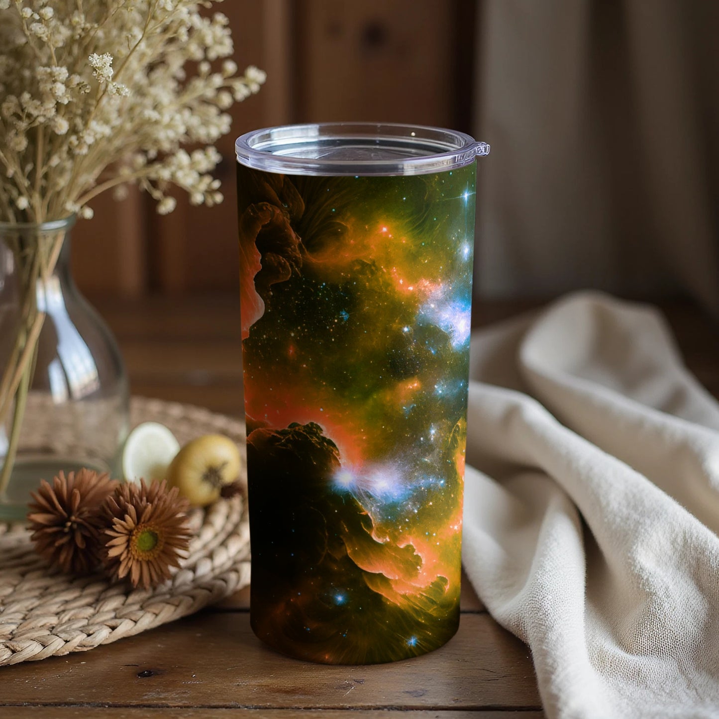Stunning Galaxy Design Insulated Tumbler Cup