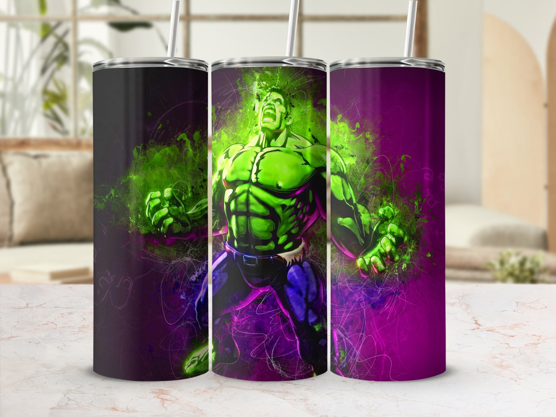 Incredible Green Hero Character Vibrant Design Tumbler product type