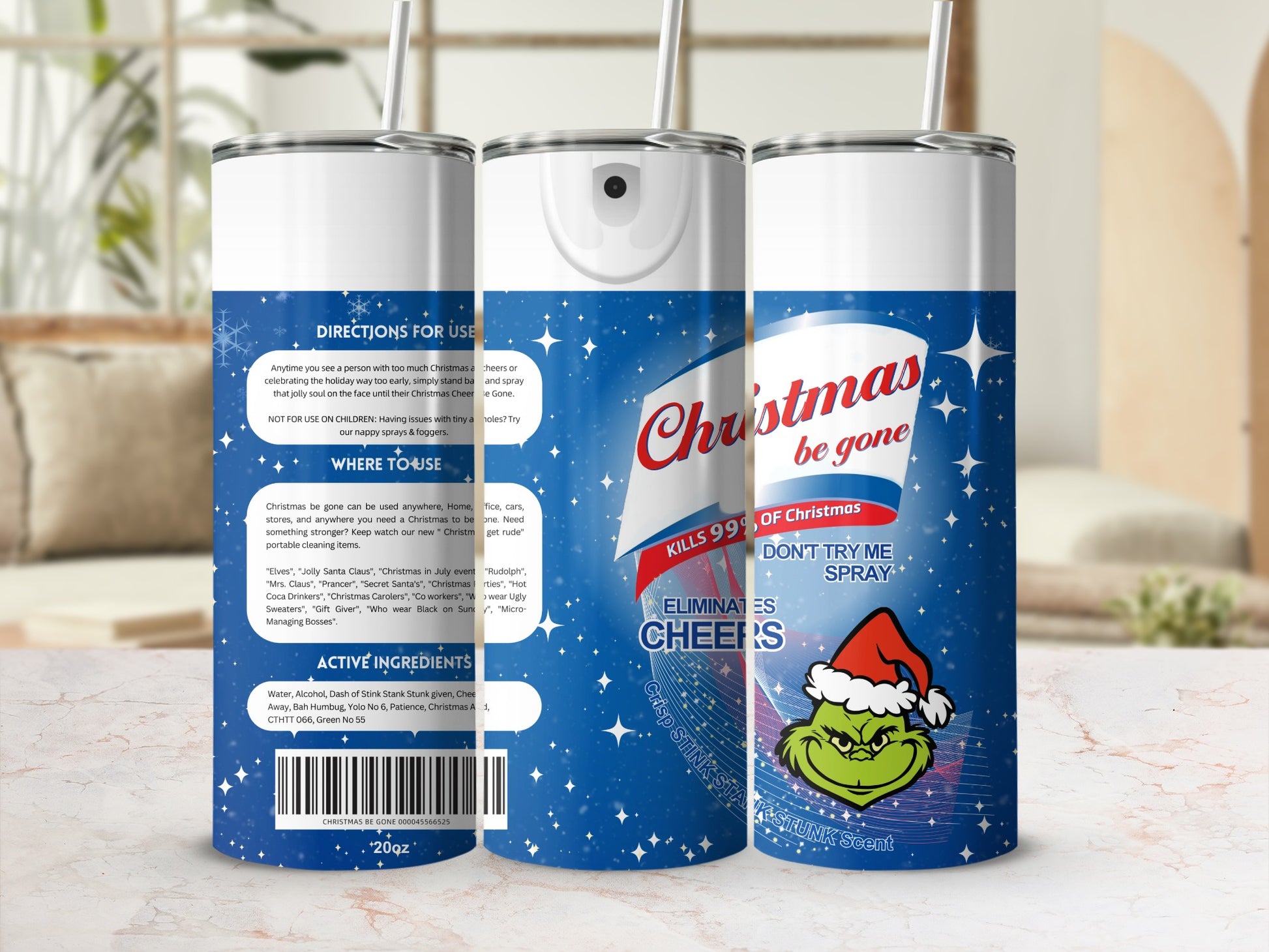 Christmas Be Gone Spray Kills 99% of Christmas Cheers