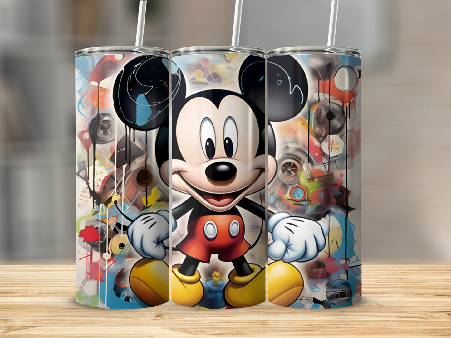 Vibrant Cartoon Character Design Tumbler Product