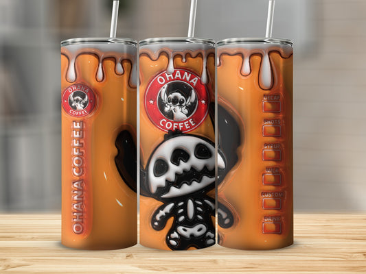 Ohana Coffee Skeleton Skull Drip Design Tumblr