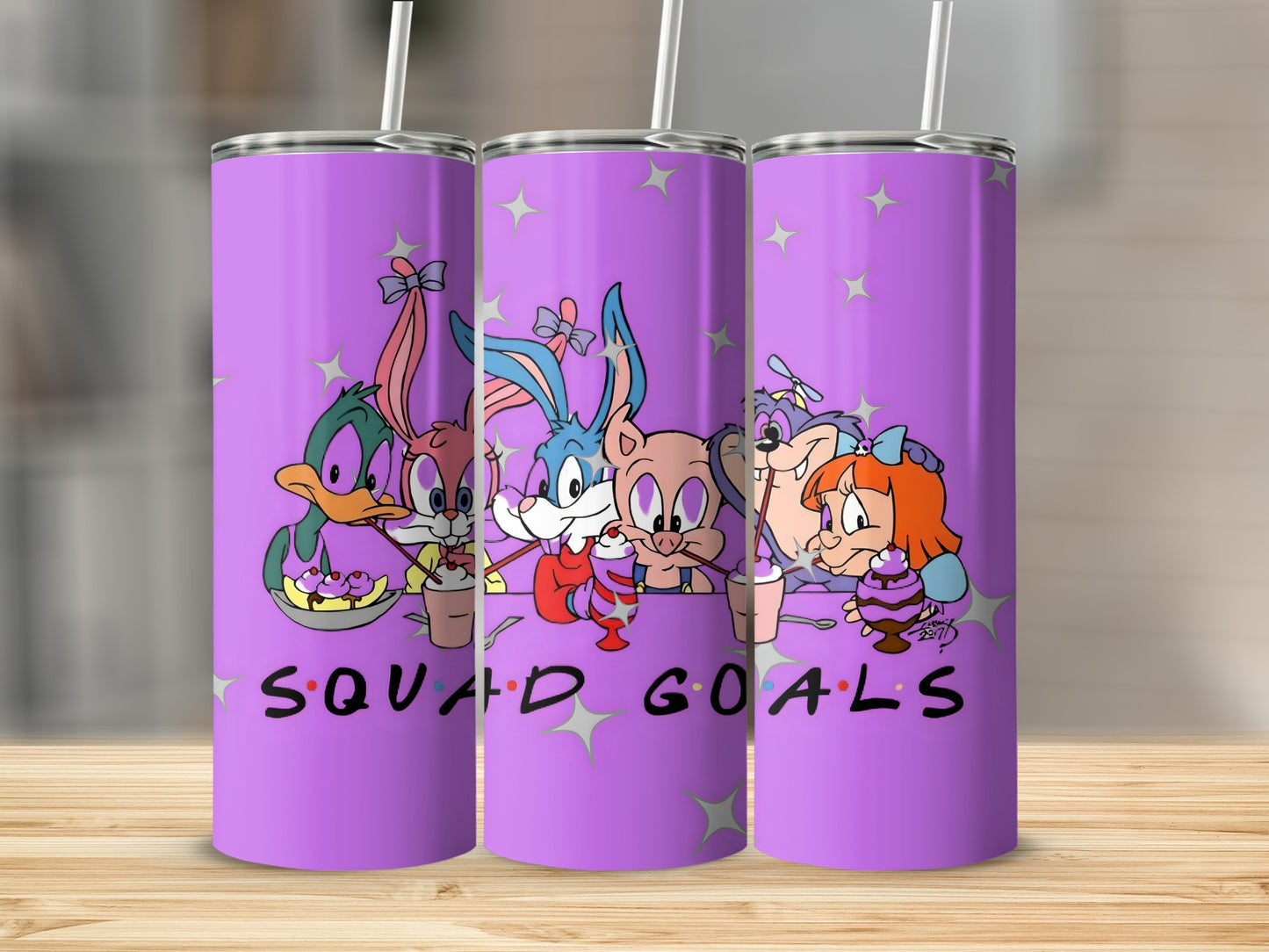 Cartoon Characters Squad Goals Tumbler Cup Product