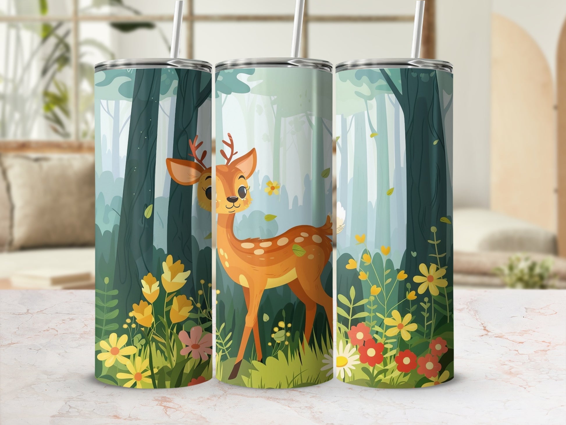 Cute Cartoon Deer Forest Flowers Design Tumbler product type

deer
fawn
cartoon
forest
flowers
nature
woods
whimsical
illustrated
cute animal
drinkware
tumbler cup
animal art
greenery
outdoors
kids design
floral deer
charming deer
woodland scene
hydration bottle