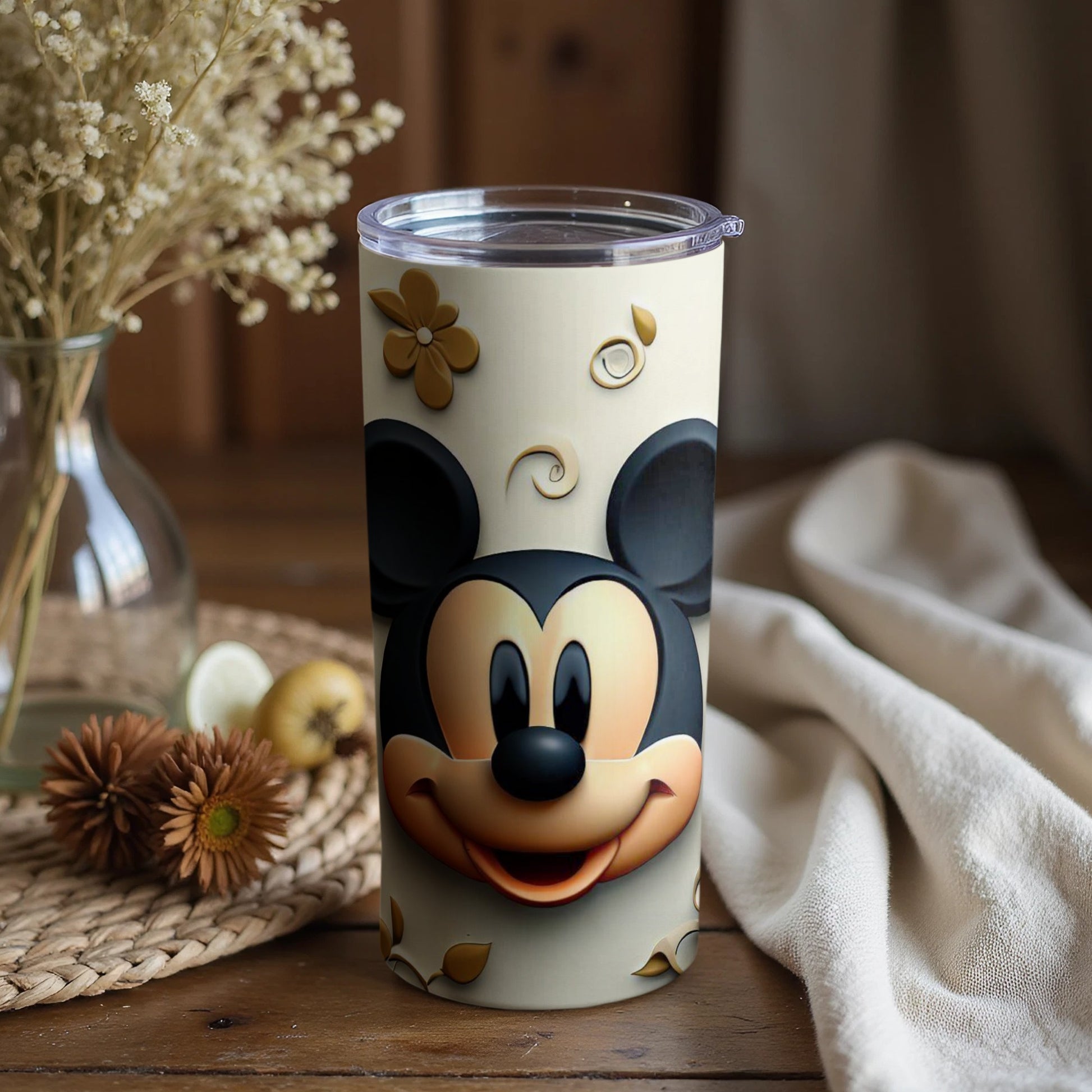 Floral Cartoon Character Insulated Tumbler Product