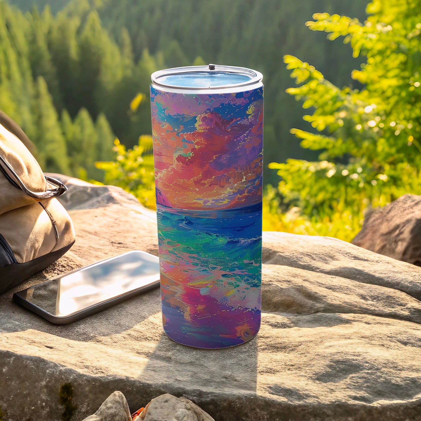 Abstract Ocean Sunset Vibrant Art Travel Tumbler product type
Tumbler
Drinkware
Abstract Art
Ocean Waves
Sunset Colors
Vibrant Design
Colorful Tumbler
Travel Tumbler
Artful Drinkware
Unique Design
Artistic Print
Gradient Colors
Psychedelic Art
Splash Effect
Water Bottle
Gift Idea
Custom Tumbler
Trendy Drinkware
Nature Inspired
Outdoors Gear