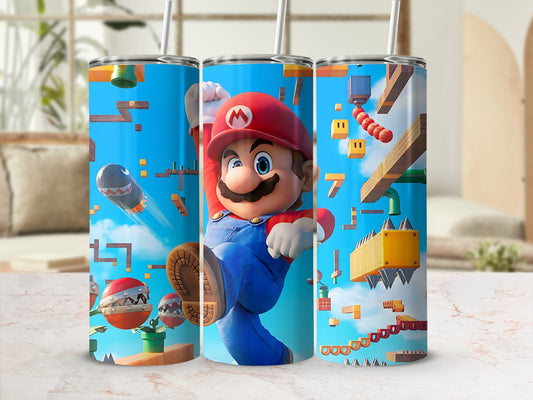 Colorful Video Game Character Themed Tumbler Product