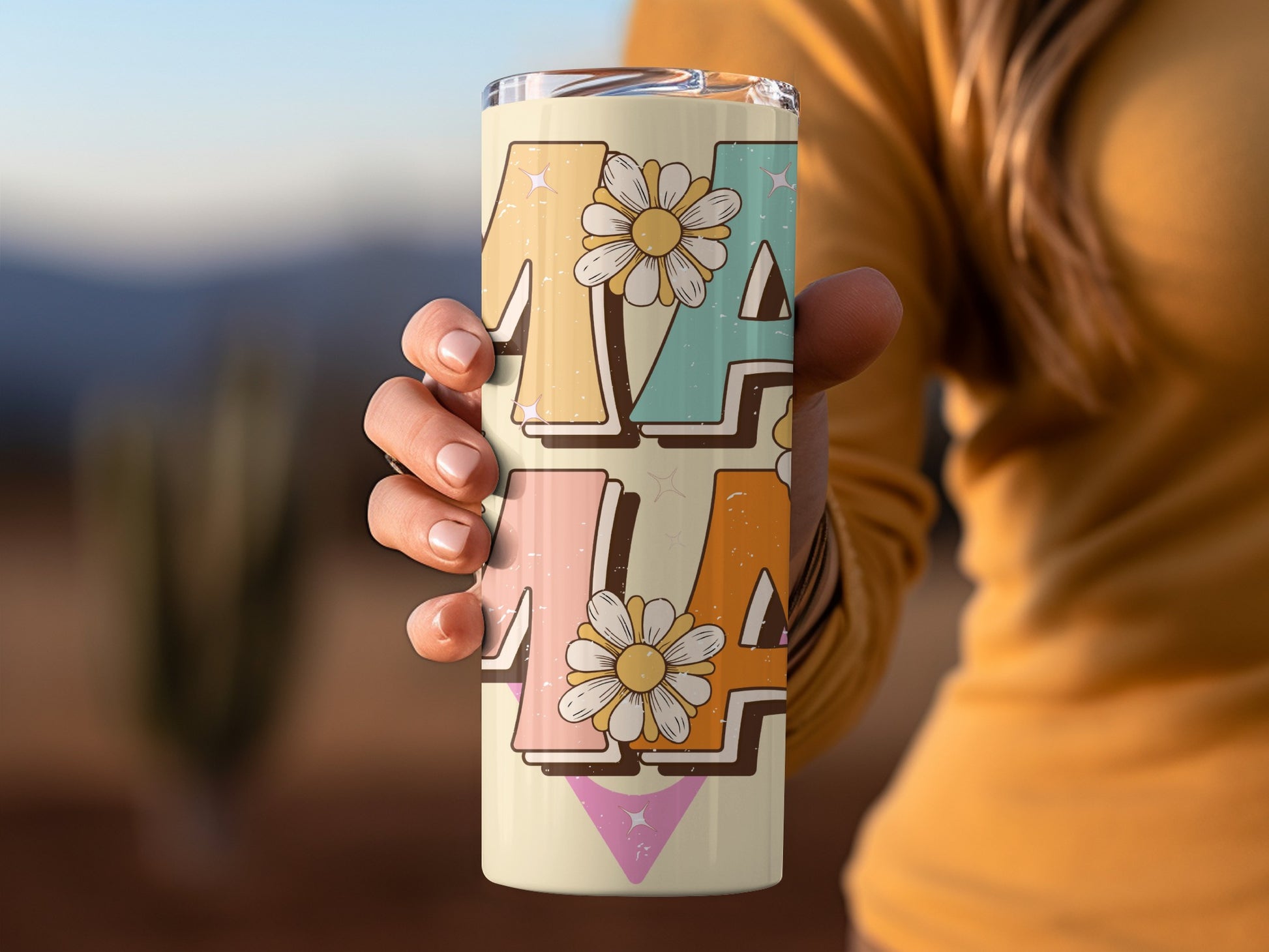 Floral Mama Design Insulated Tumbler for Moms