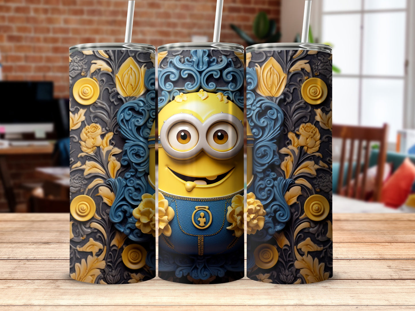 Fun Minion Art 20oz Tumbler Flask