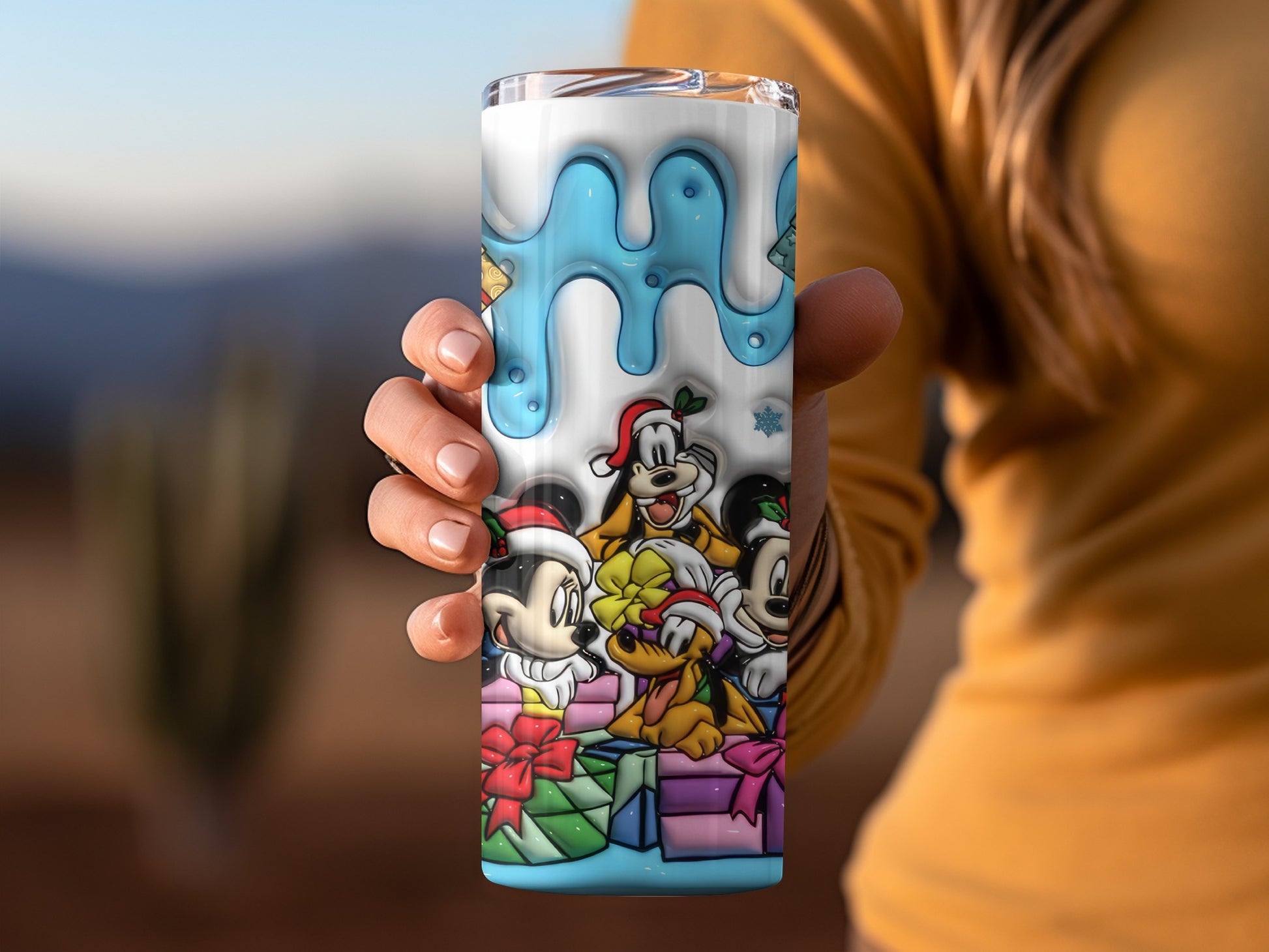 Christmas Cartoon Character Design Insulated Tumbler