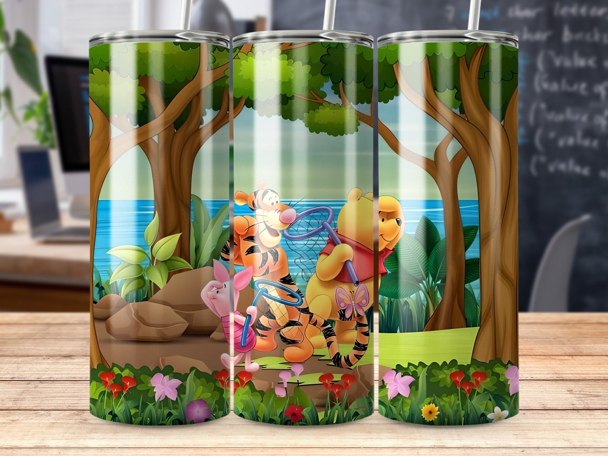Whimsical Woodland Adventure Tumbler for Kids