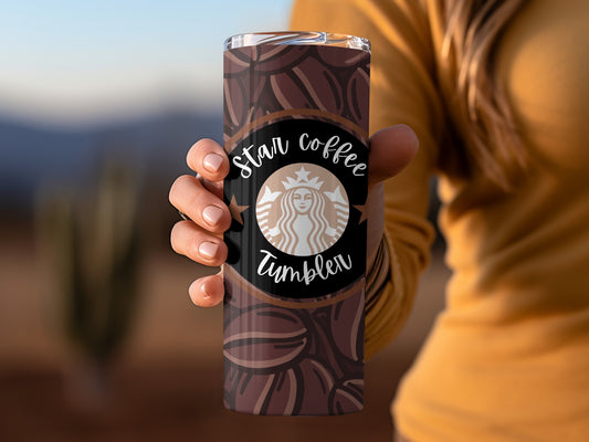 Stylish Star Coffee Tumbler for Coffee Lovers