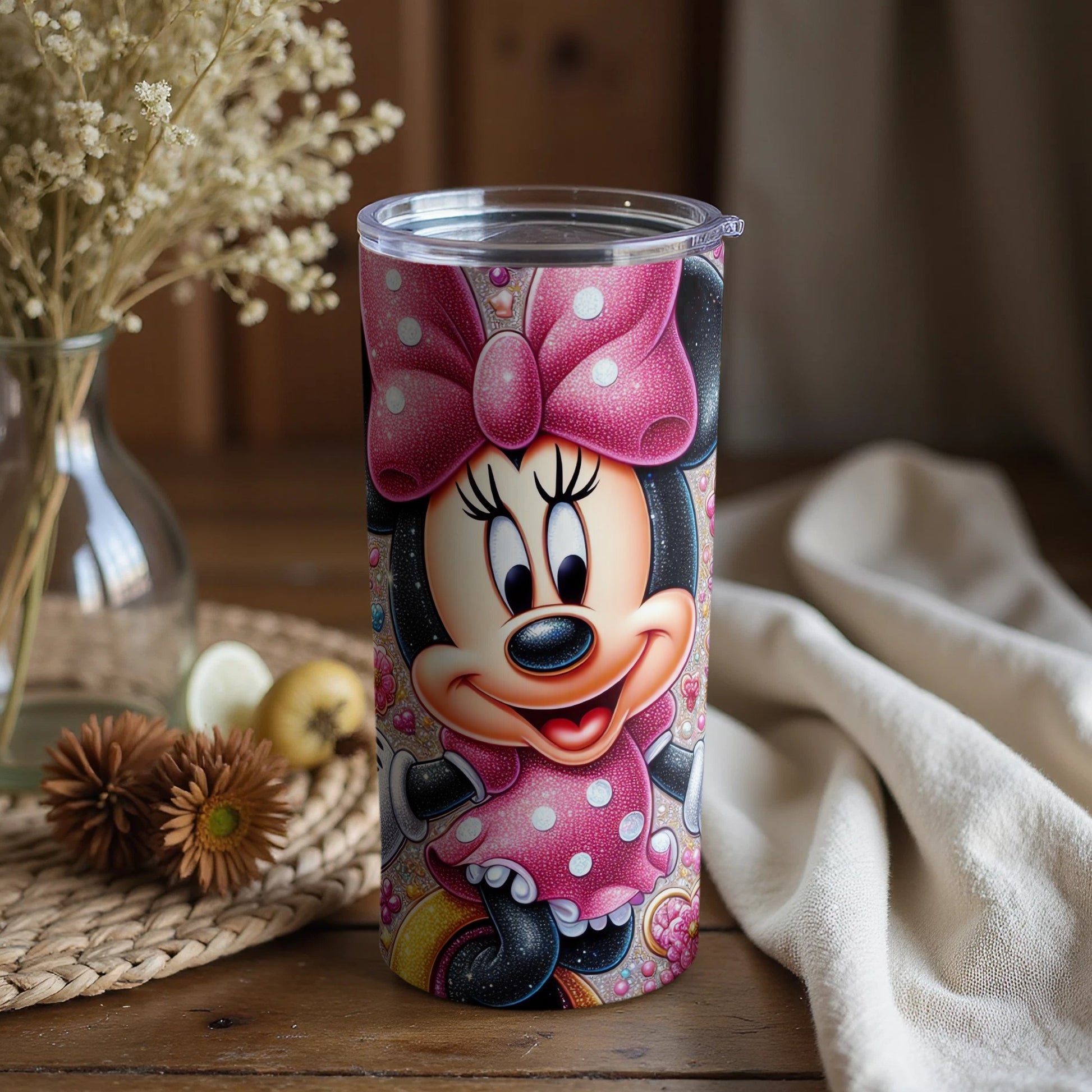 Cute Disney Character Tumbler for Kids and Adults