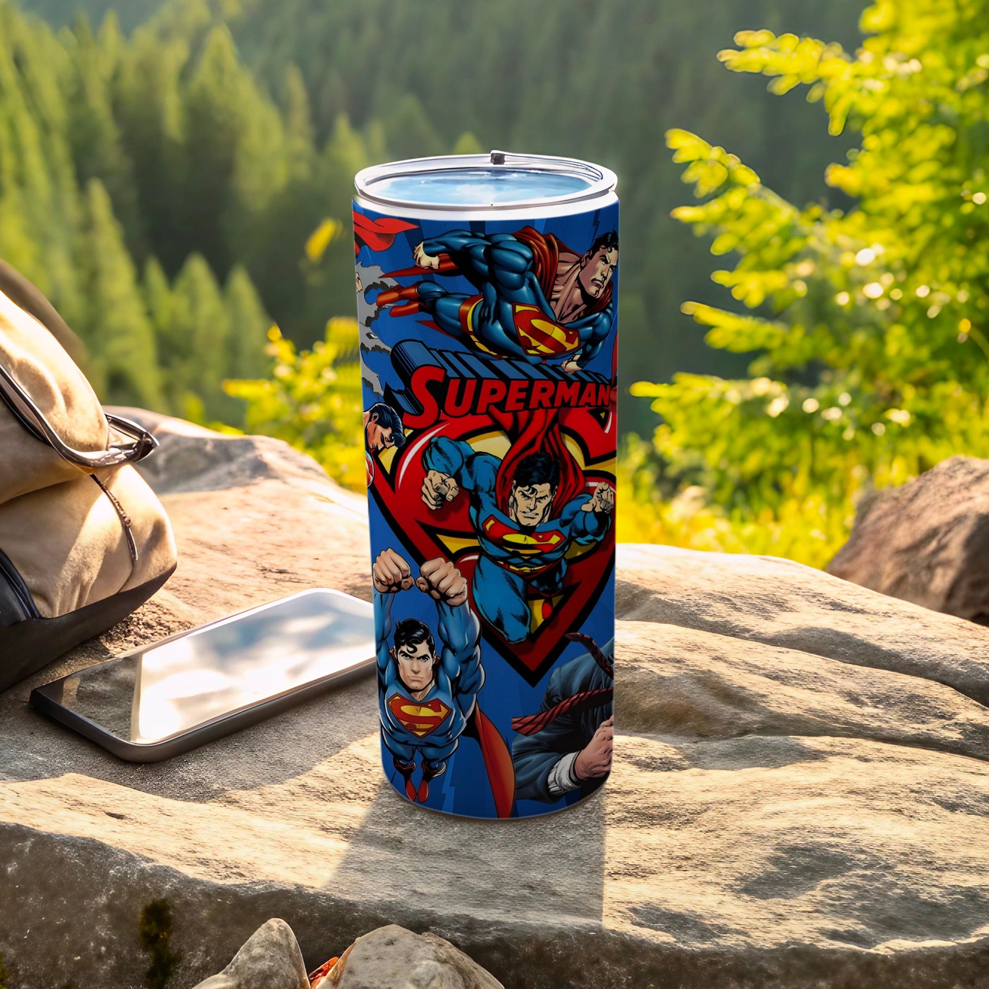 Superman Insulated Stainless Steel Tumbler Cup