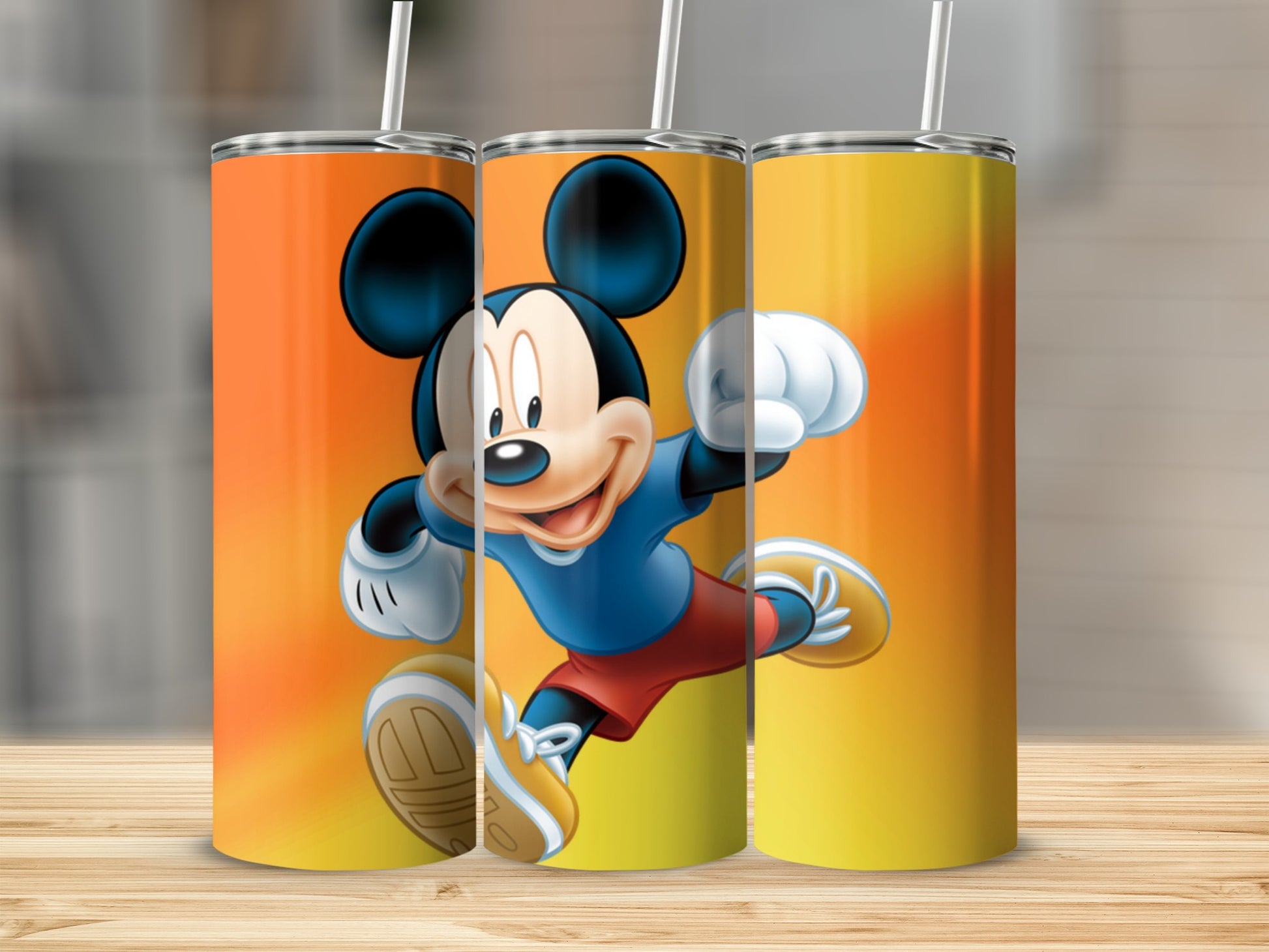 Vibrant tumbler featuring classic cartoon character