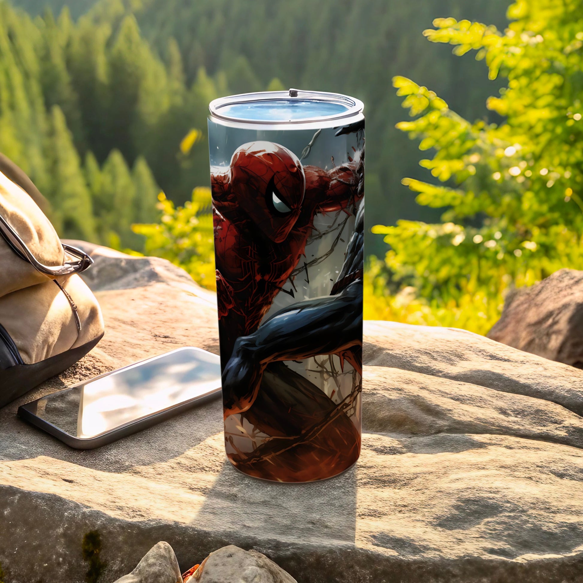 Spider-Man in Action Travel Tumbler Great for Outdoors