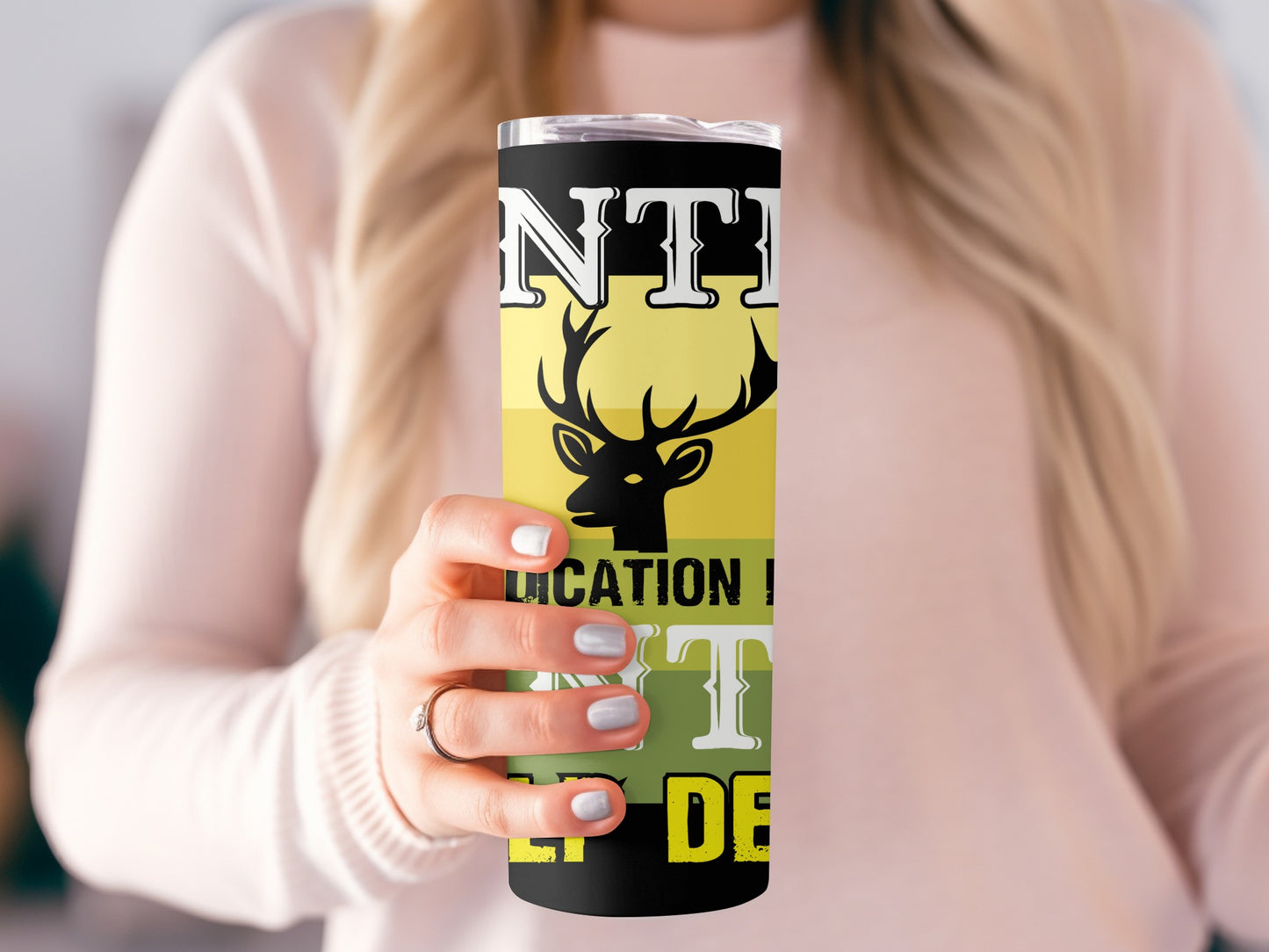 Deer Hunting Education Display Tumbler Travel Cup