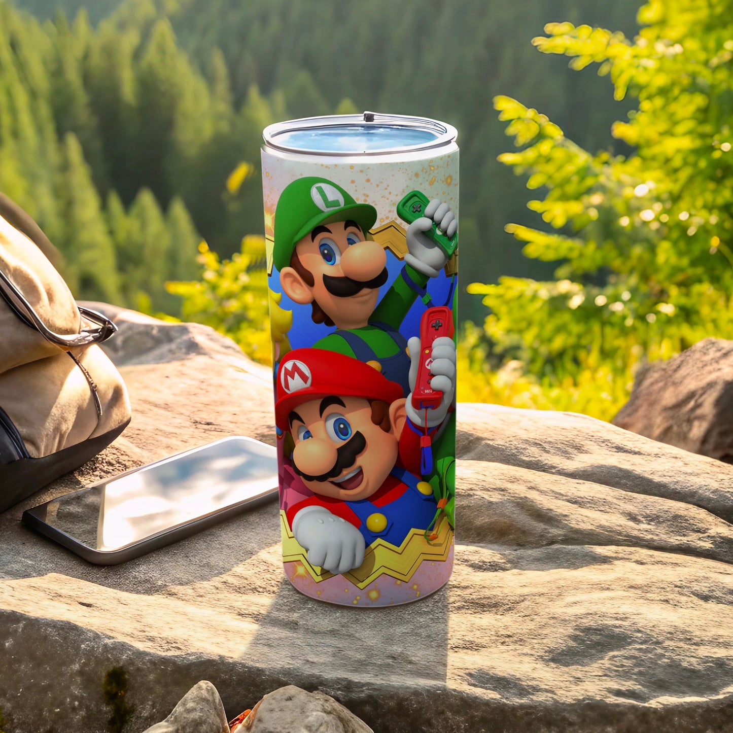 Colorful Adventure Tumbler with Popular Characters
