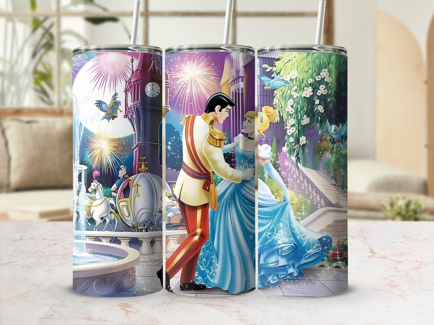 Magical Ballroom Cinderella Prince Scene Tumbler