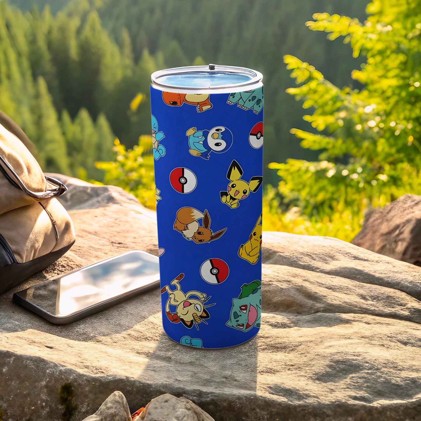 Colorful Cartoon Character Travel Tumbler Flask