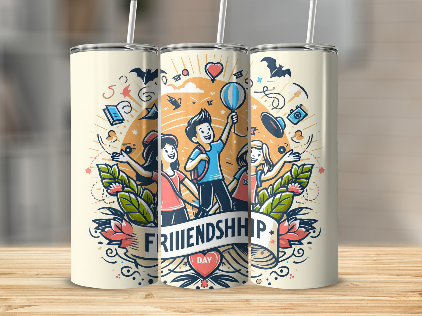 Friendship Day Celebration Artwork Tumbler