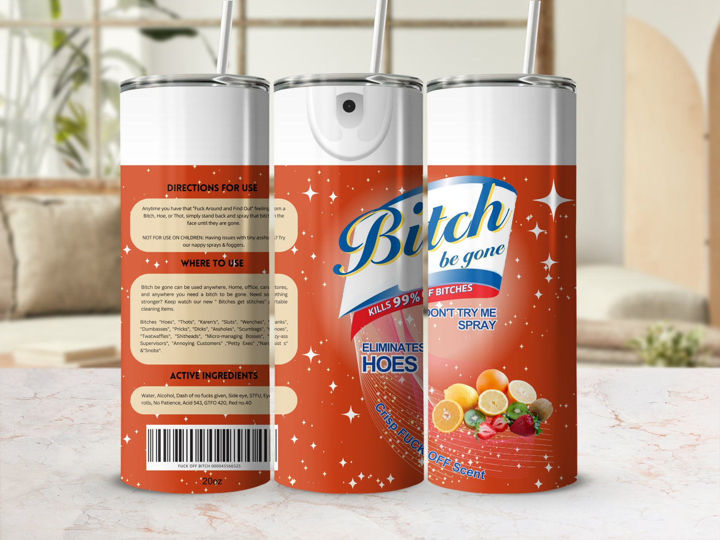 Bitch Be Gone Eliminate Annoying People Spray