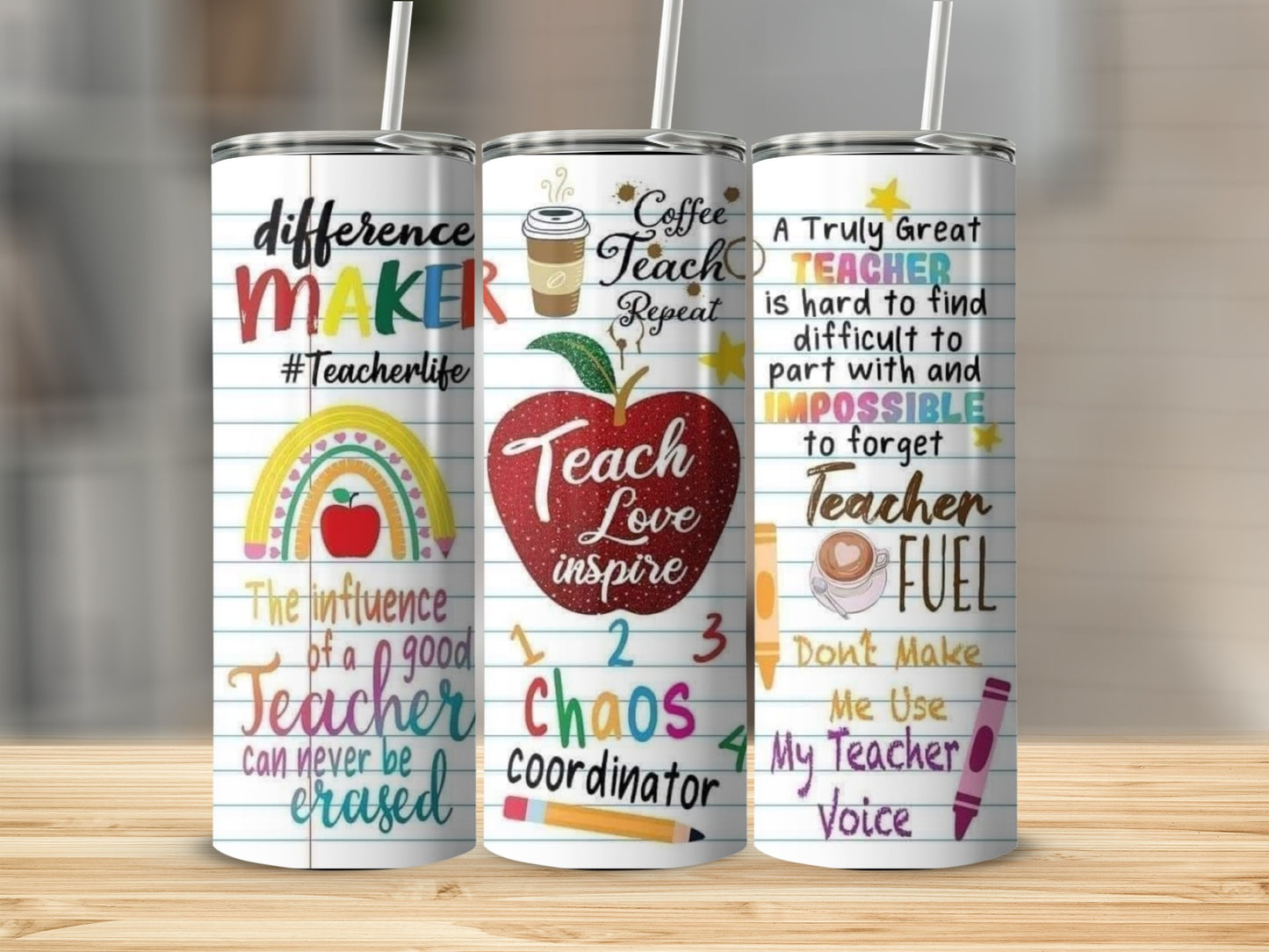 Teacher Appreciation Difference Maker Design Tumblers