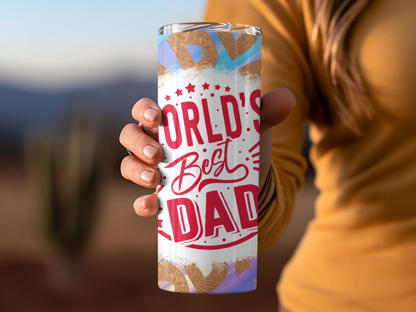 World's Best Dad Tumbler Father's Day Gift Tumbler
