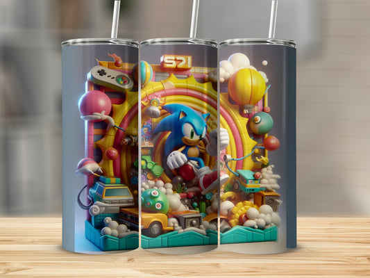 Colorful Animated Character Design Tumbler Product