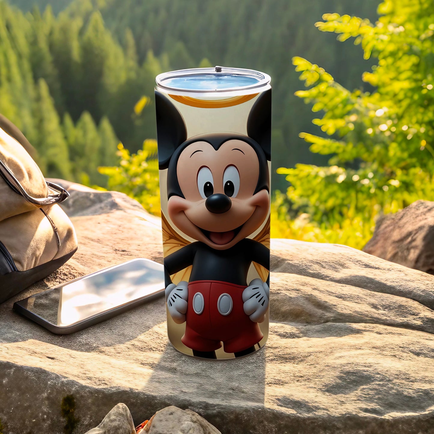 Mickey Mouse Travel Tumbler with Screw Lid Tumbler
