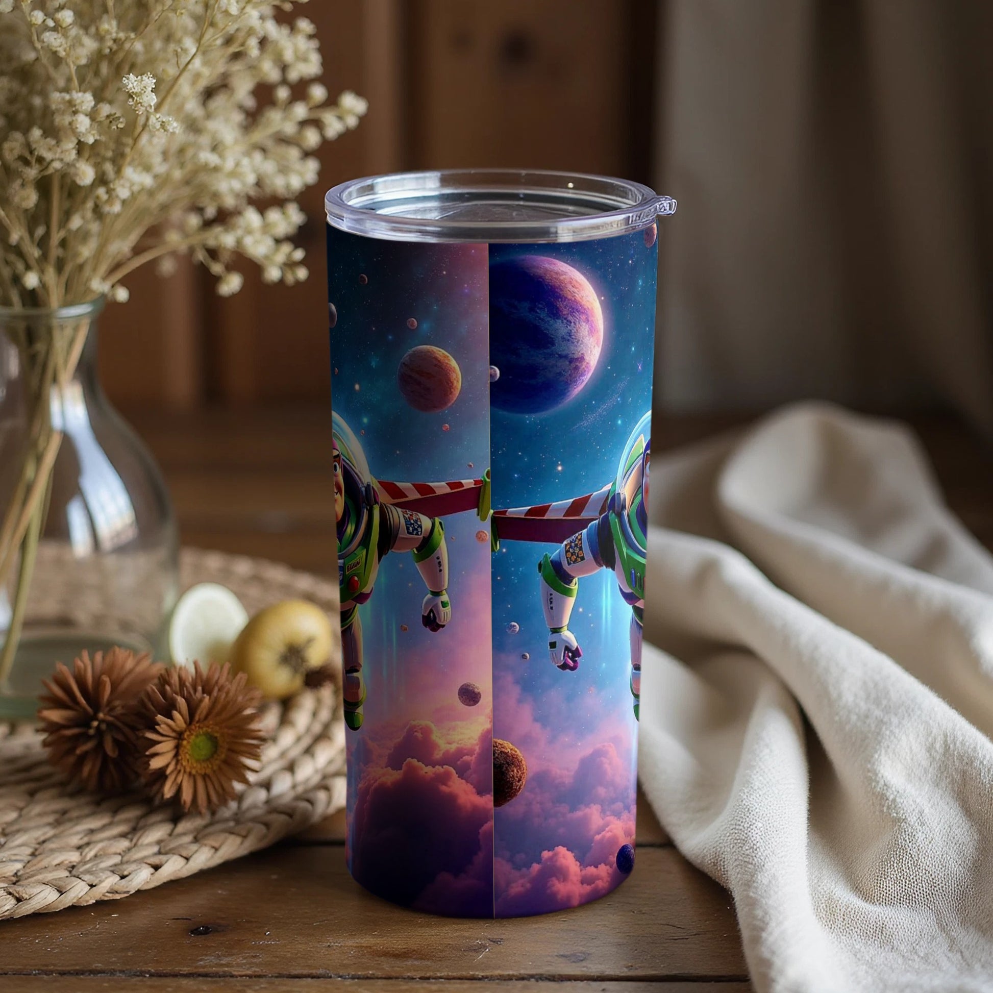 Space Ranger Design Tumbler with Double Wall Insulation