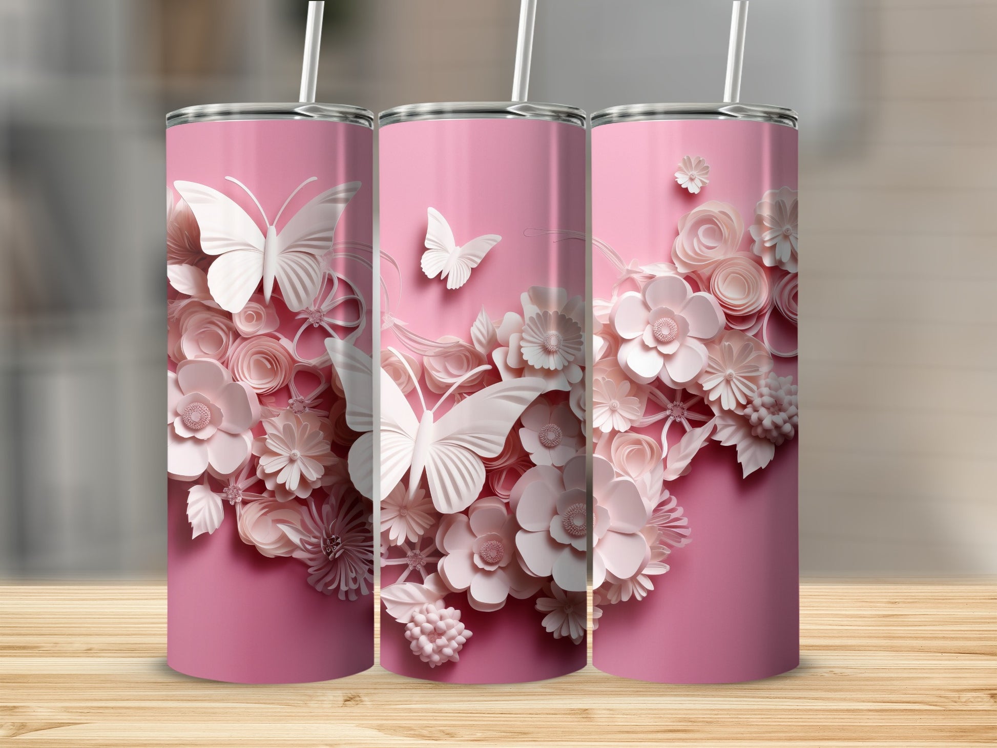 Pink Butterfly Paper Flowers Tumbler Gorgeous product type
Pink Tumbler, Butterfly Design, Paper Flowers Art, 3D Effect Floral, Pink Aesthetic, Floral Pattern, Cute Butterflies, Paper Art Style, Flower Tumbler, Unique Drinkware, Gift For Her, Summer Tumbler, Spring Tumbler, Modern Floral, Artistic Tumbler, Custom Tumbler, Insulated Cup, Butterfly Cup, Pink Floral, Pretty Design