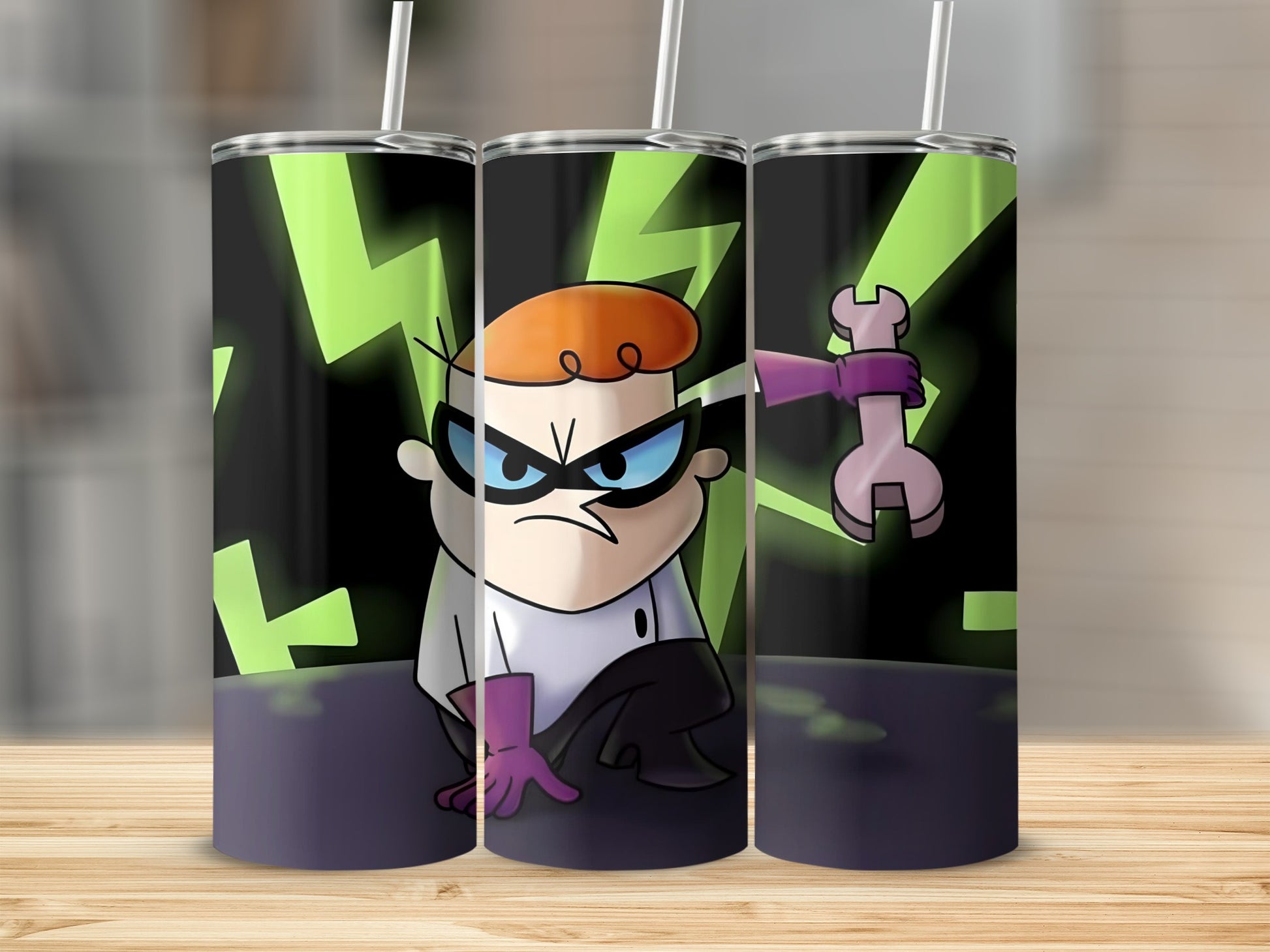 Dexter Laboratory Themed Custom Tumbler Cup